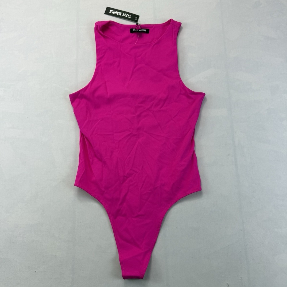 Steve Madden Women's Nico Sleeveless Bodysuit Sienna Size S